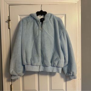 Baby Blue Fuzzy Jacket